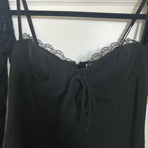 Princess Polly Black Lace Long Sleeve Dress - Picture 6 of 10